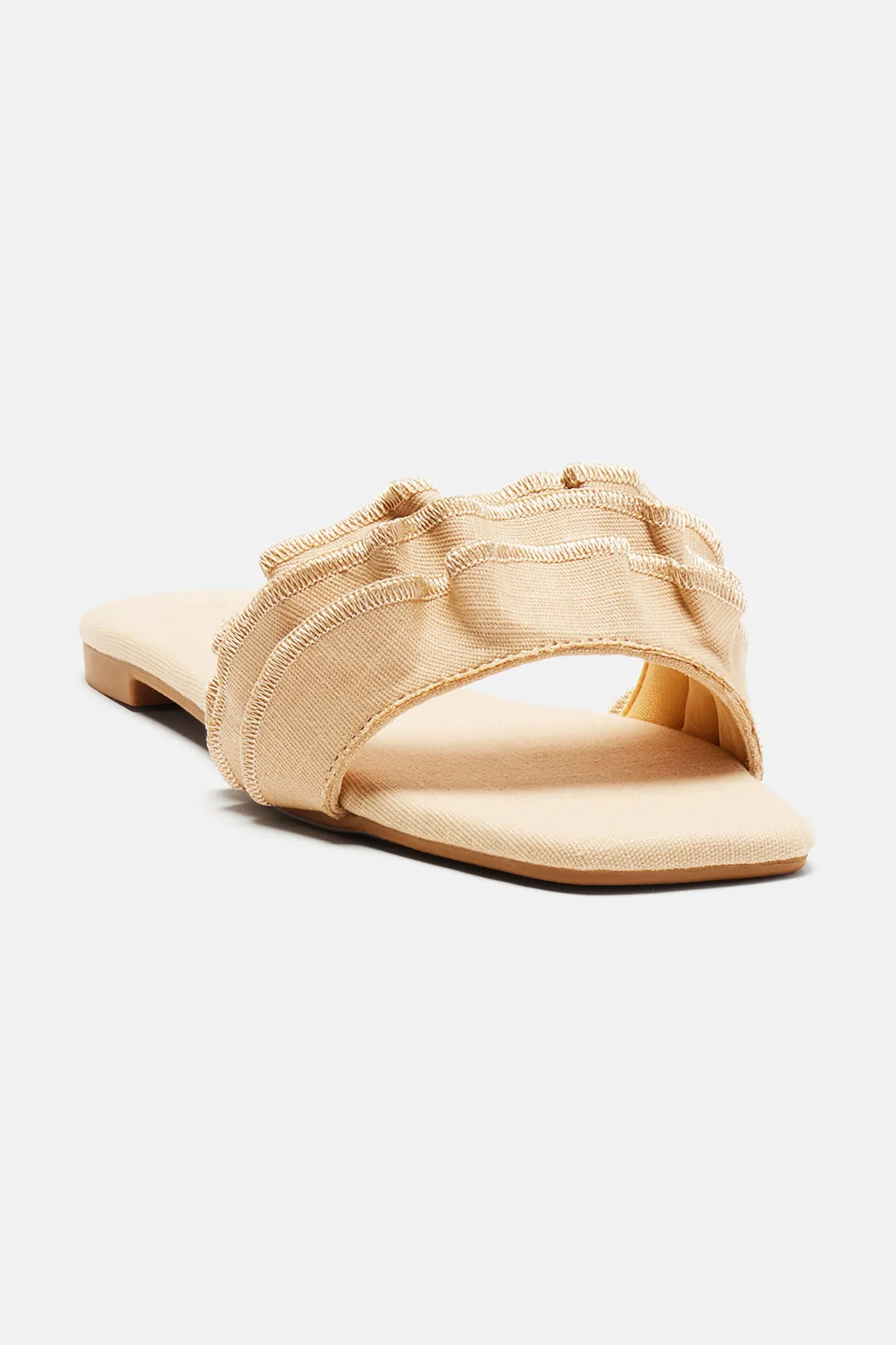 Absolutely Need Flat Sandals - Beige