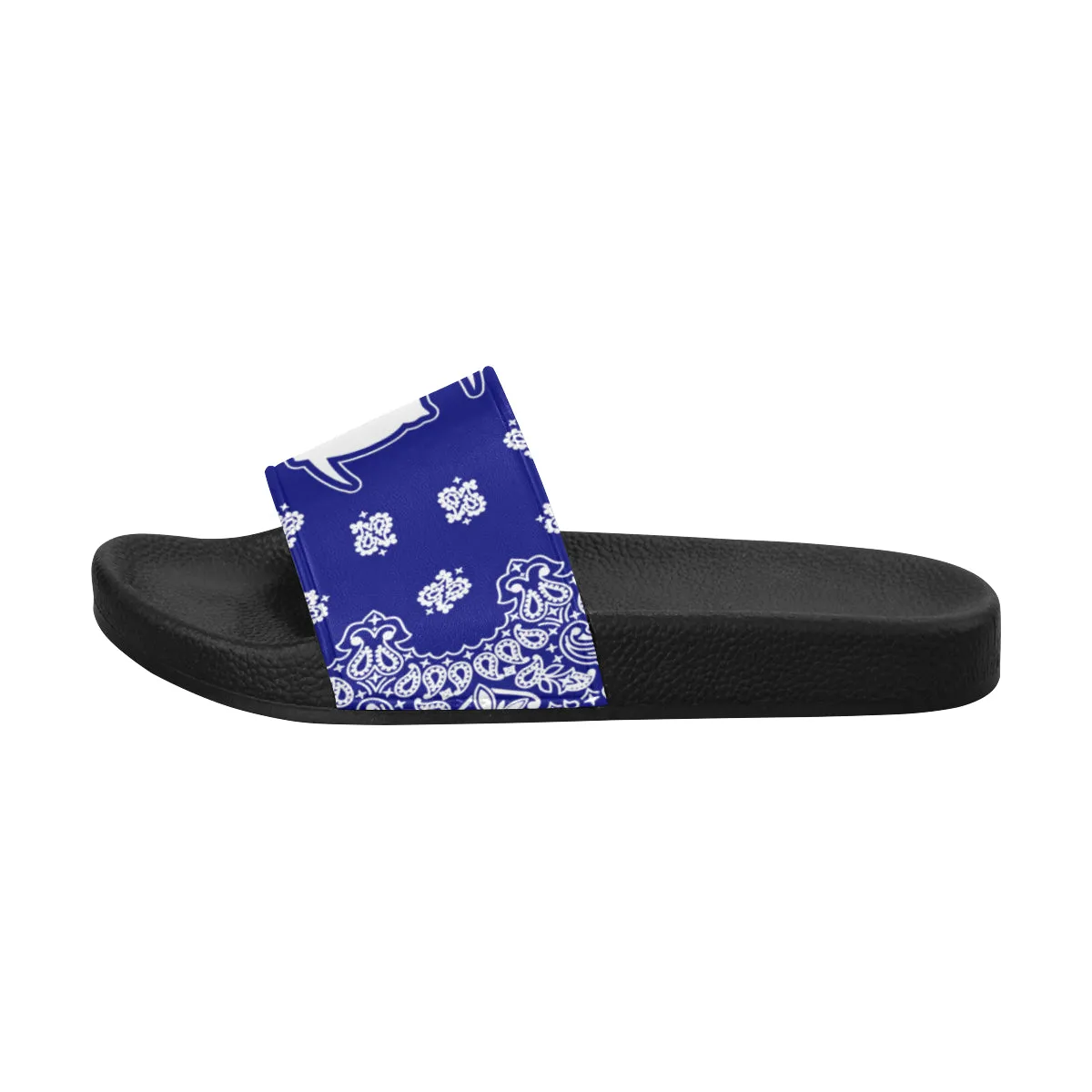 BANDANA BLUE  Women's Slide Sandals