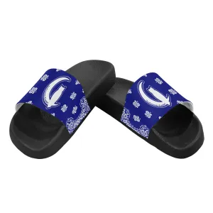 BANDANA BLUE  Women's Slide Sandals
