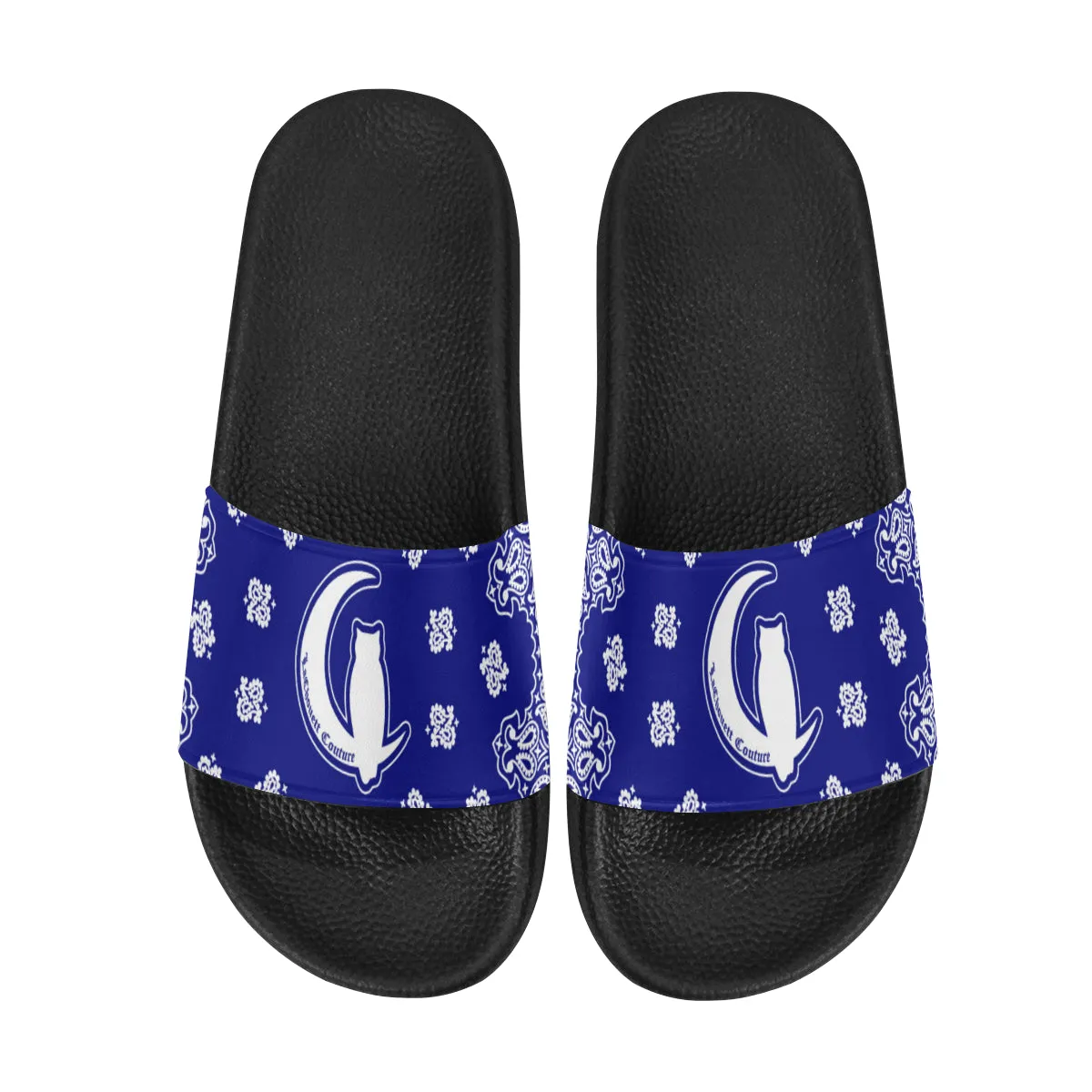BANDANA BLUE  Women's Slide Sandals