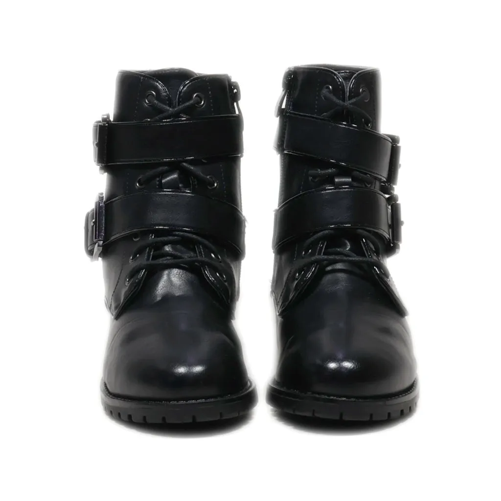 Camaieu Ankle Boots Leather Black Colour For Women