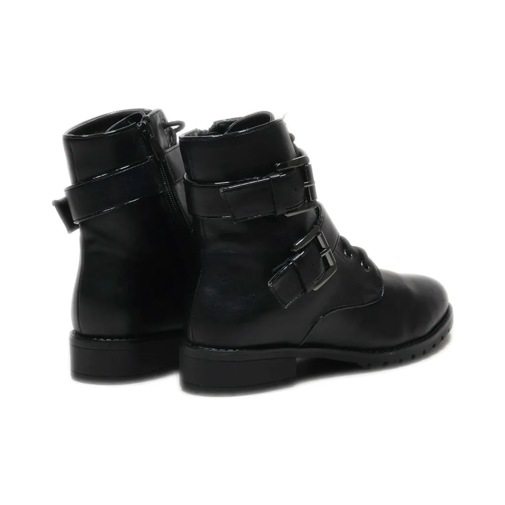 Camaieu Ankle Boots Leather Black Colour For Women