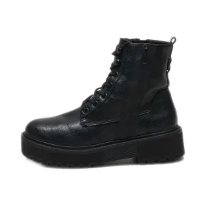 Catwalk Ankle Boots Leather Black Colour For Women