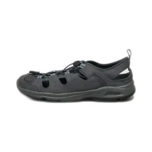 Crane Flat Sandals Fabric Grey Colour For Women