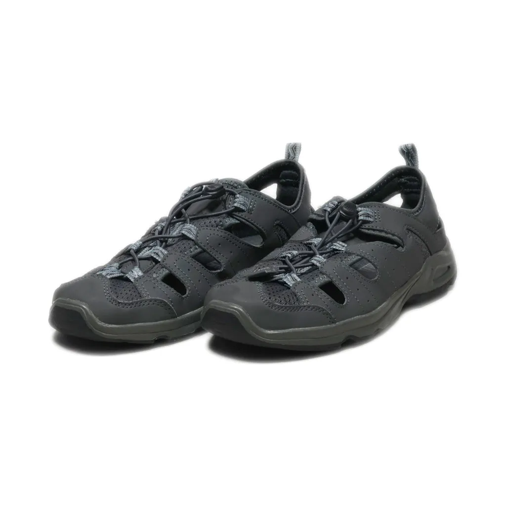 Crane Flat Sandals Fabric Grey Colour For Women