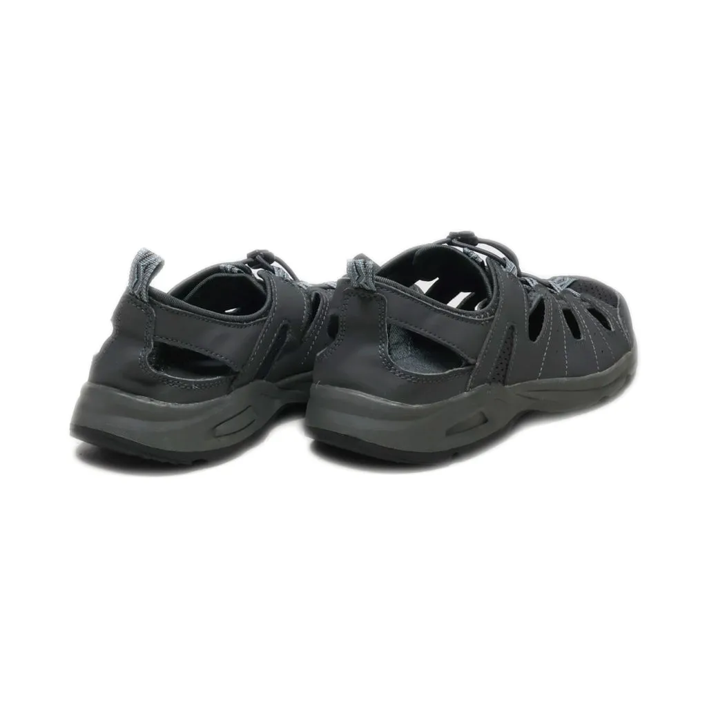 Crane Flat Sandals Fabric Grey Colour For Women