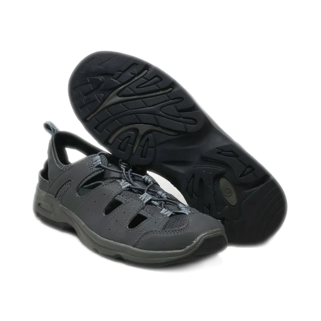 Crane Flat Sandals Fabric Grey Colour For Women