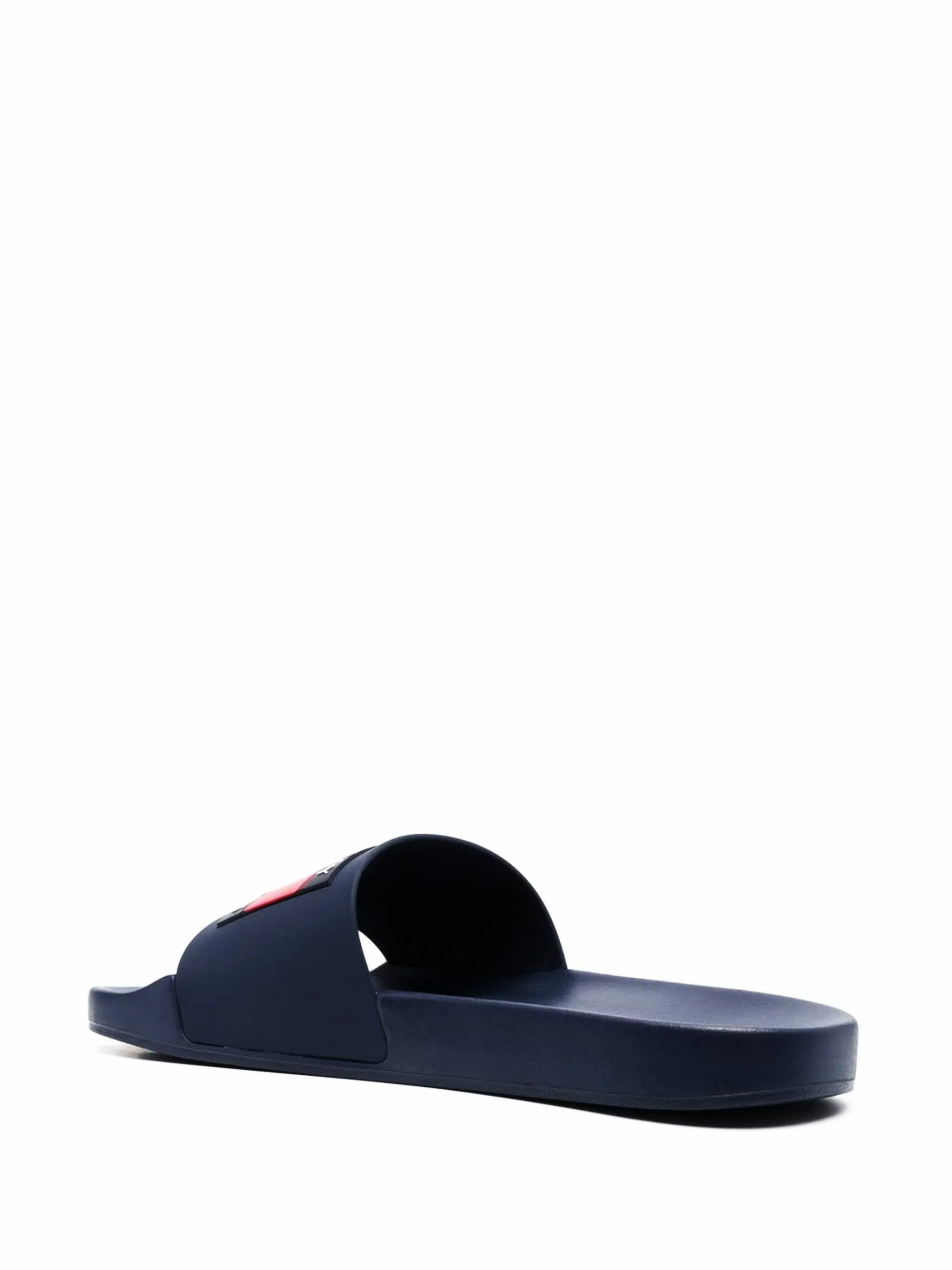 Dark Night Navy Flat Pool Sandals