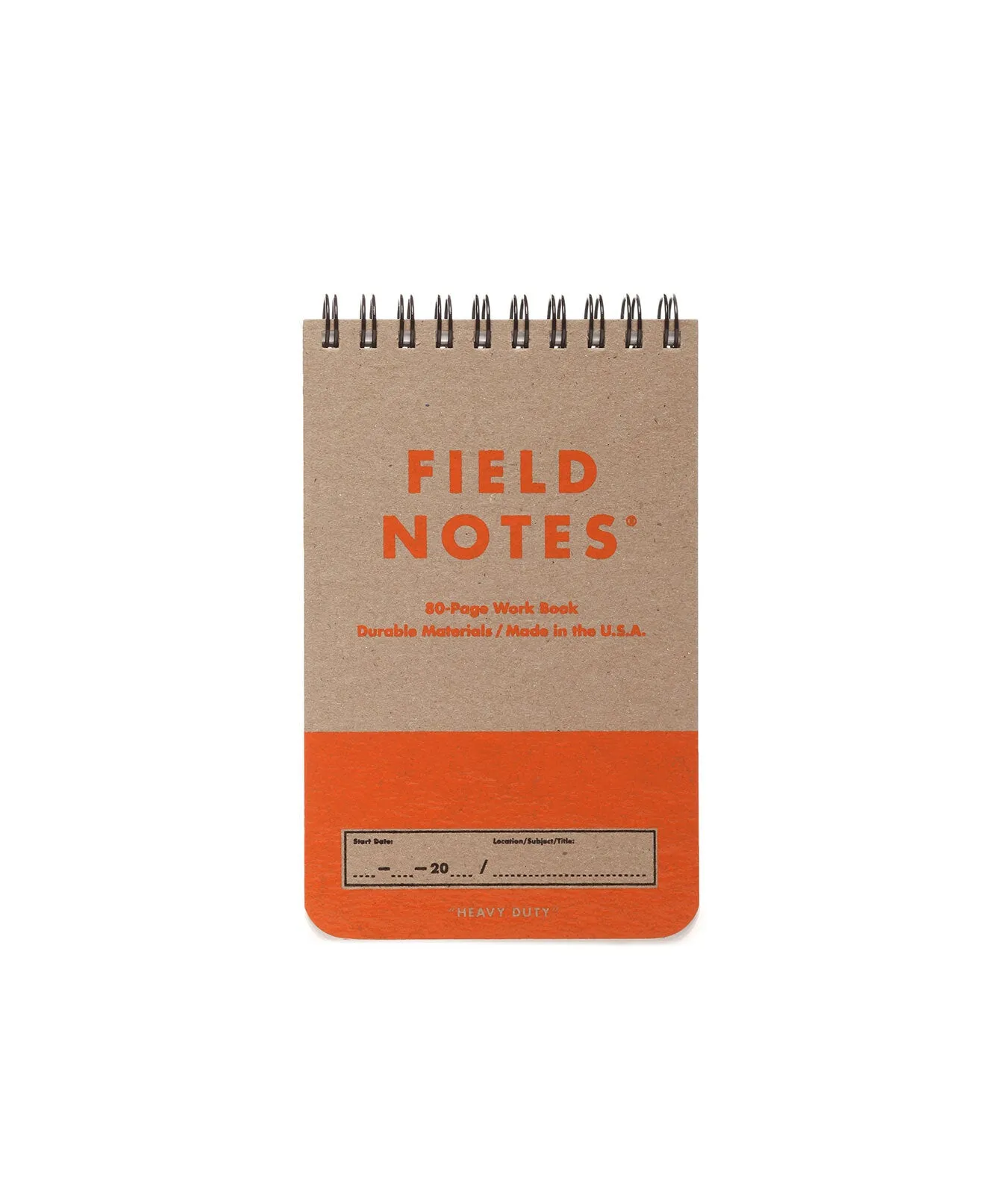 Field Notes Heavy Duty Work Books