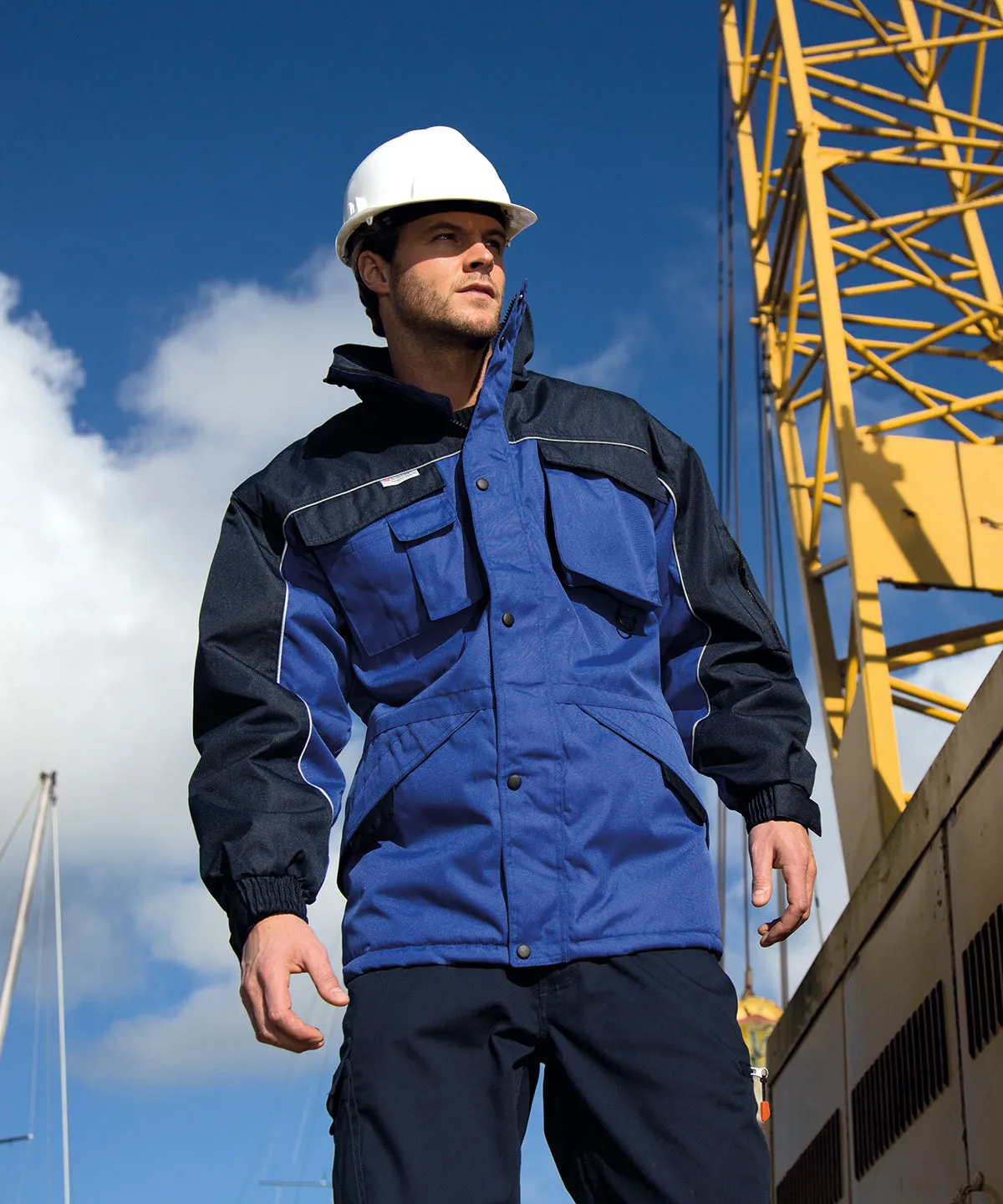 Grey/Black - Work-Guard heavy-duty combo coat