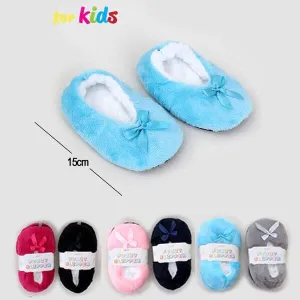 Kid's Solid Color Winter Socks 2098 (12 units)