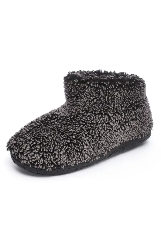 Leonardo Shorter Length Snow Tipped Sherpa Slipper Boots