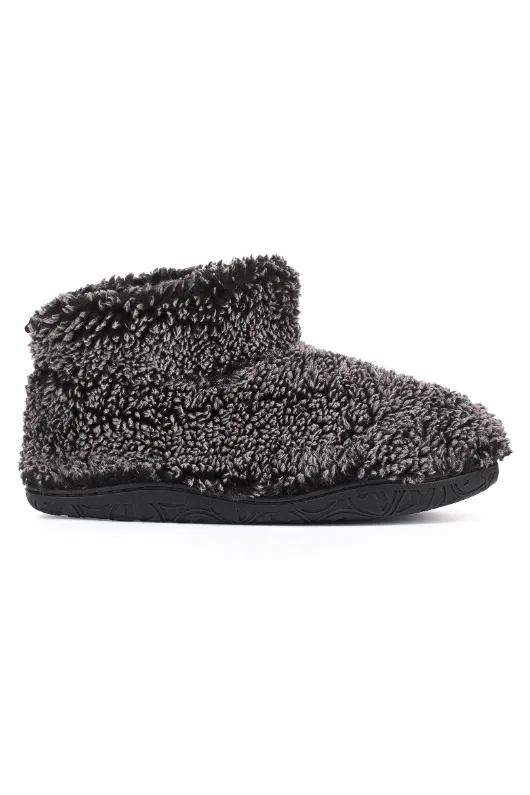Leonardo Shorter Length Snow Tipped Sherpa Slipper Boots