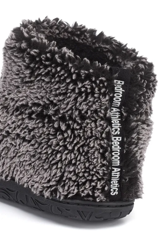 Leonardo Shorter Length Snow Tipped Sherpa Slipper Boots