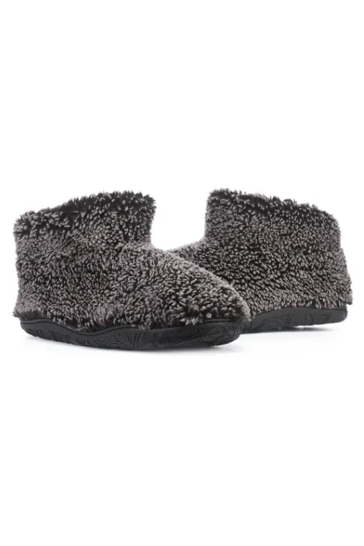 Leonardo Shorter Length Snow Tipped Sherpa Slipper Boots
