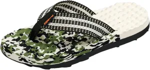 Men's Flip-Flops Fashion Summer Men Flip Flops Flat Bottom Thick Bottom Non Slip and Light Cover Comfortable Colorblock Camouflage Pattern Beach Slippers