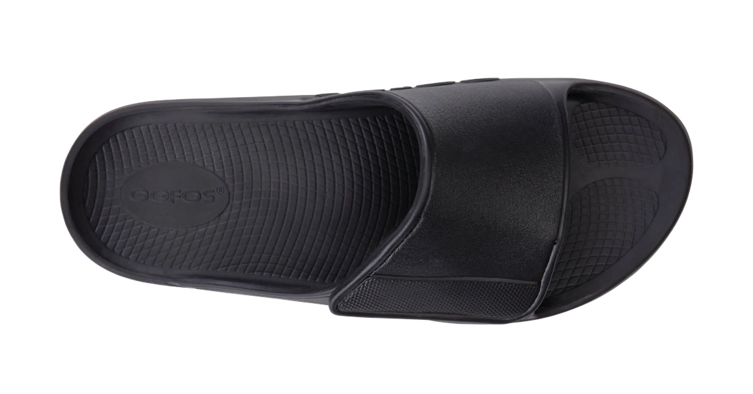 Men's OOahh Sport Flex Slide Sandal - Matt Black
