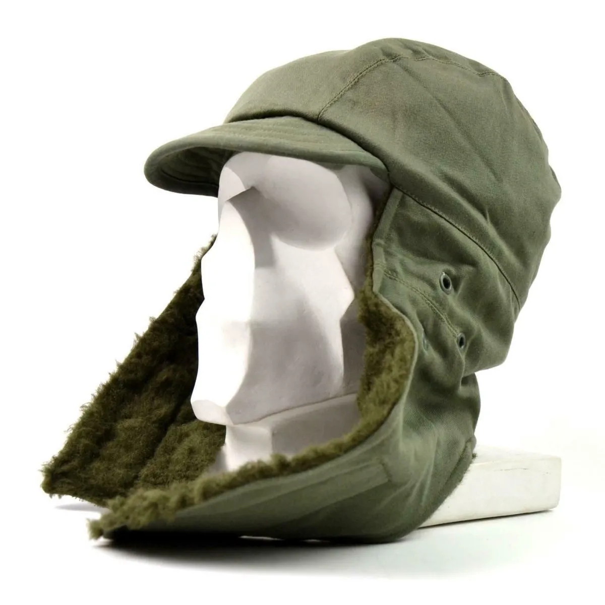 Original French army winter hat cold weather France military issue field hat