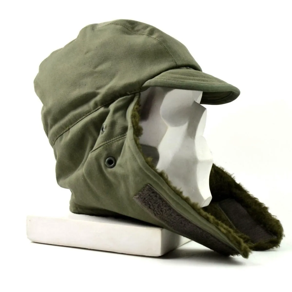 Original French army winter hat cold weather France military issue field hat