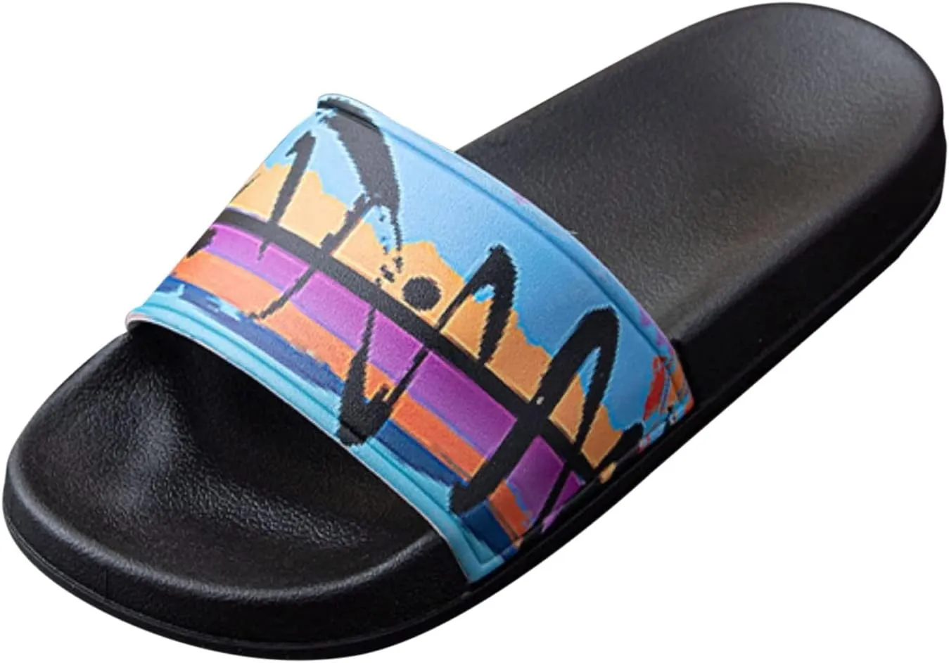 Pillow Slippers Mens Shower Shoes Womens Bathroom Slipper Bath Slippers Dry Quickly Open Toe Shower Slides