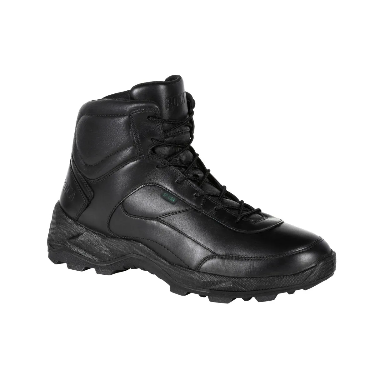Rocky Priority Men's Leather Boots Rkd0043 In Black