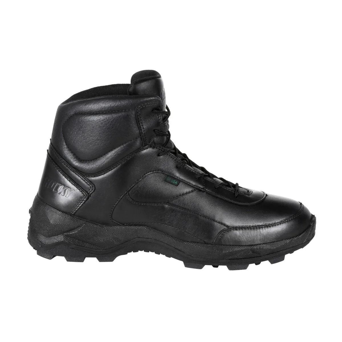 Rocky Priority Men's Leather Boots Rkd0043 In Black