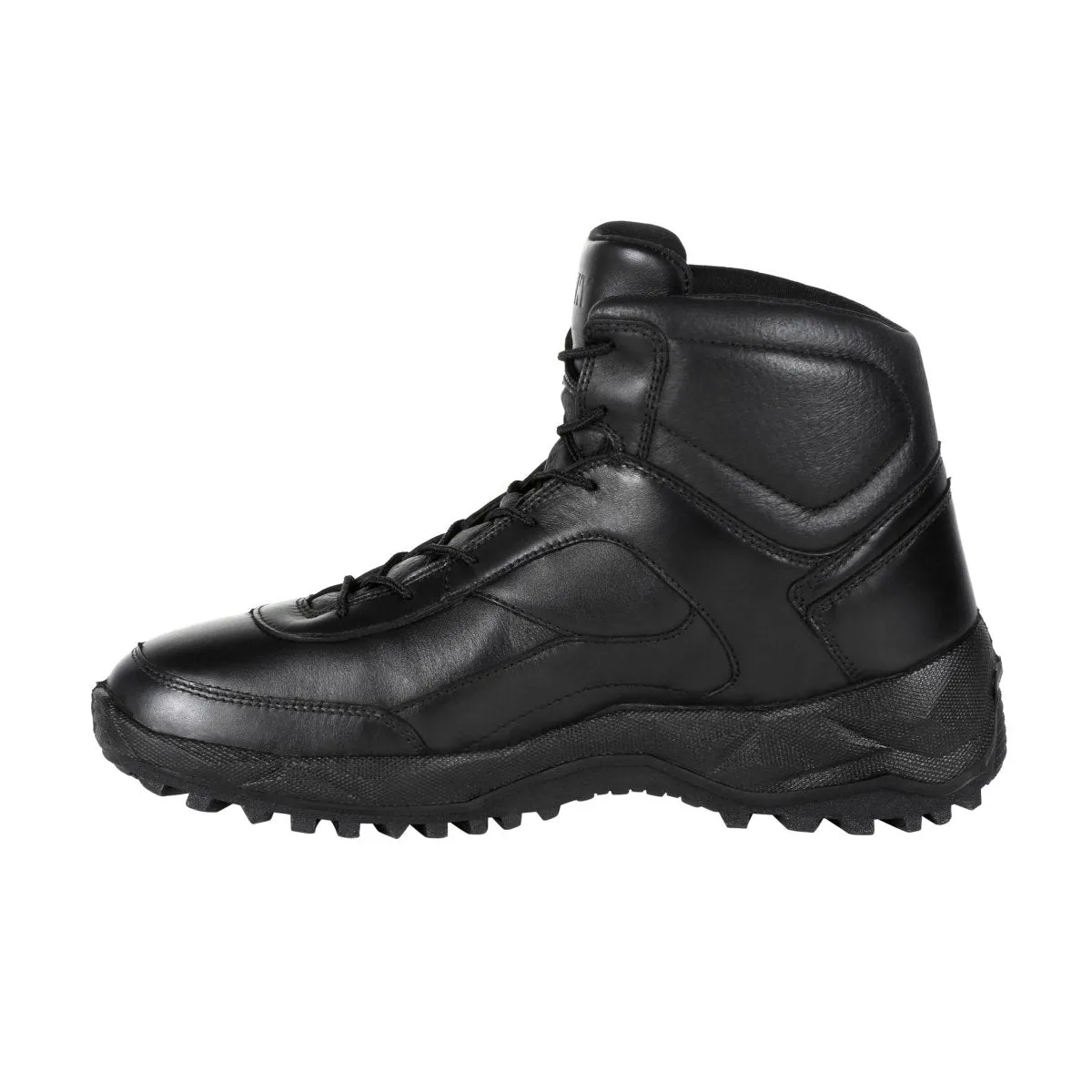 Rocky Priority Men's Leather Boots Rkd0043 In Black