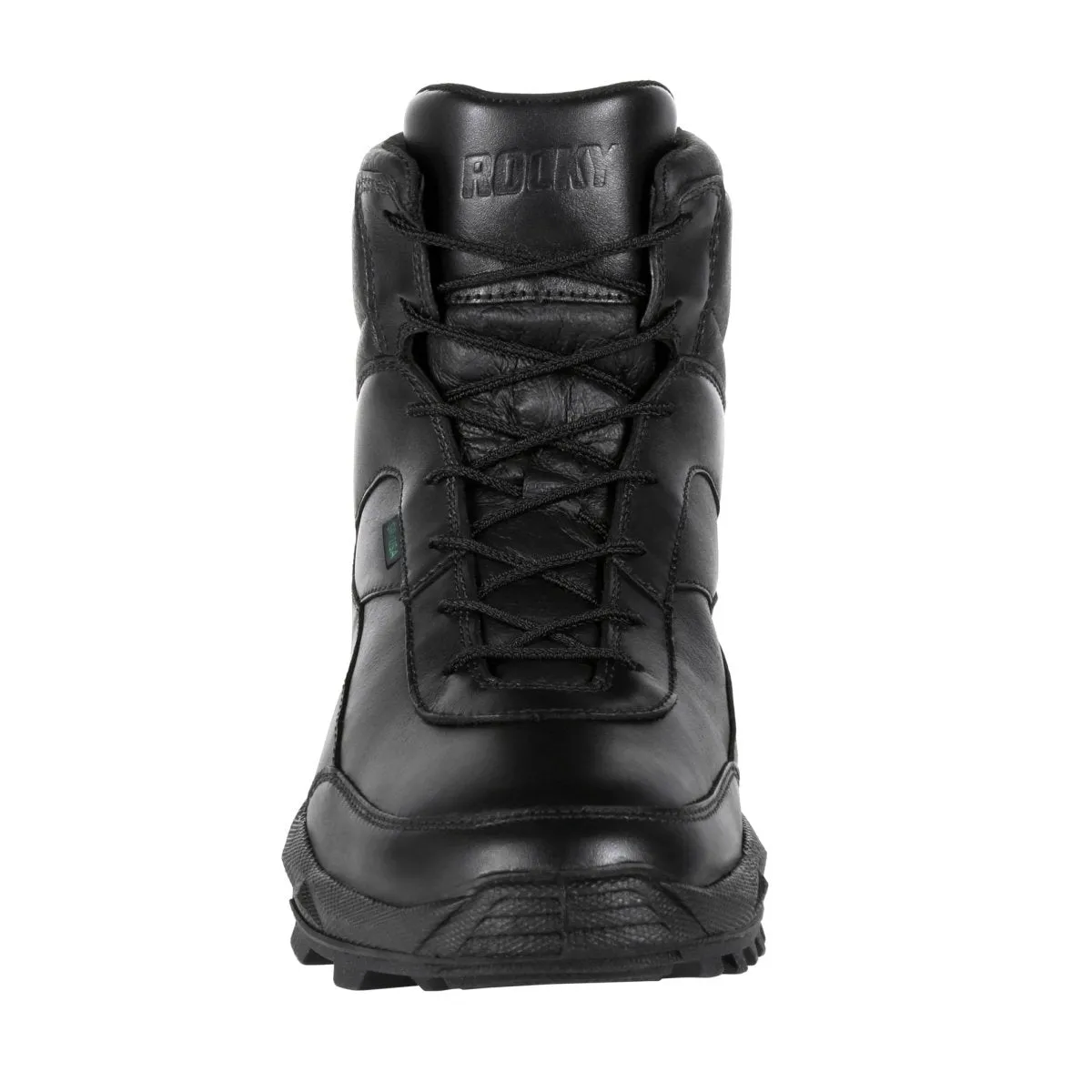 Rocky Priority Men's Leather Boots Rkd0043 In Black
